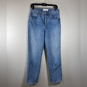 Denim Forum The ARLO HIGH RISE STRAIGHT 30L  Blue Jeans size 30